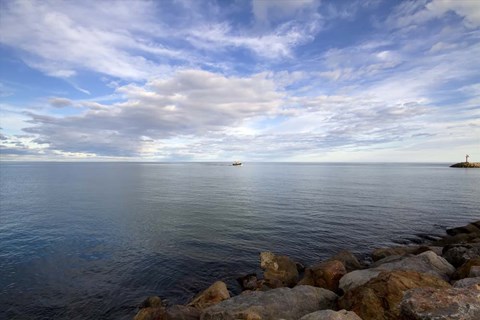 Framed Bocca Rocks Print