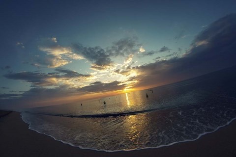 Framed Cypress Sunrise II Print