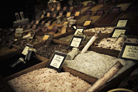 Framed Salt Shelves Print