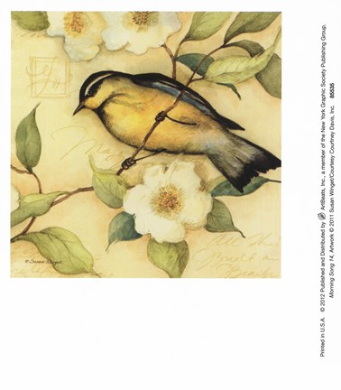 Framed Morning Song 14 Print