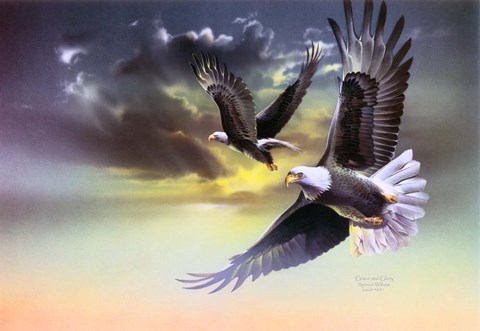 Framed Grace And Glory Print