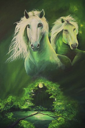 Framed Enchanted Forest Print