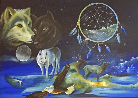 Framed Magical Spirits Print