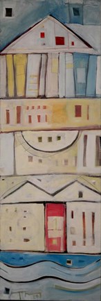 Framed Rowhouse 1 Print