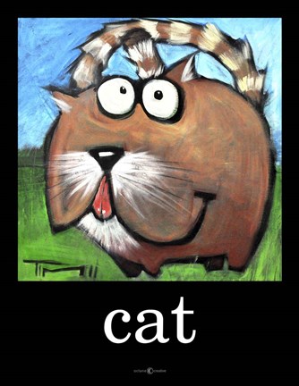 Framed Cat Poster Print