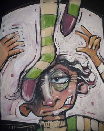 Framed Acrobats Print