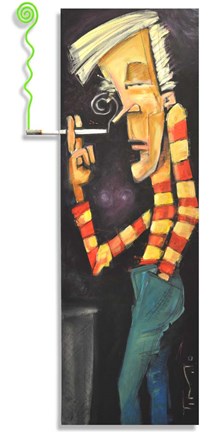 Framed Smokin Nick Print