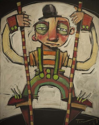 Framed Stiltwalker Print