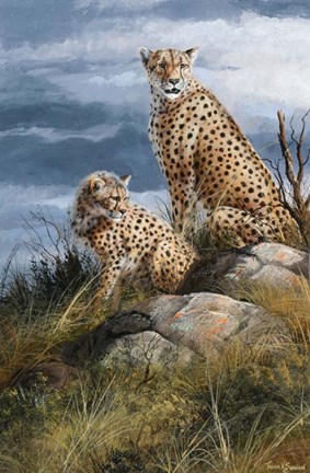 Framed At Watch On The Plains Print