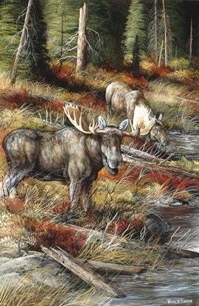 Framed At Water&#39;s Edge Print