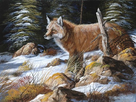 Framed Forest Flame Print