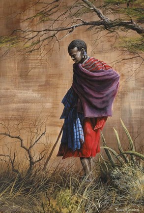 Framed Lone Warrior 2 Print