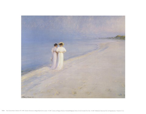 Framed Summeraften Print