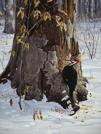 Framed Working The Base Print