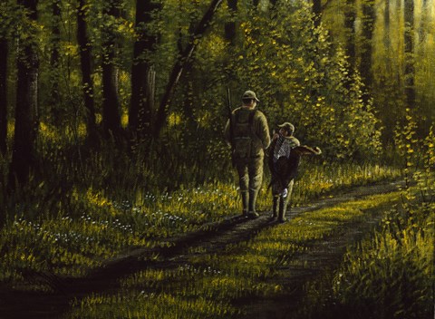 Framed First Bird Print