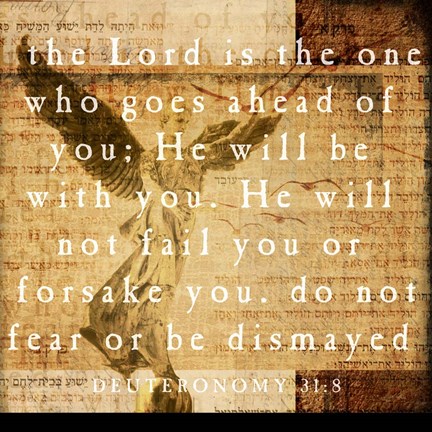 Framed Deuteronomy 3v18 Print