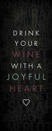 Framed Joyful Heart Print