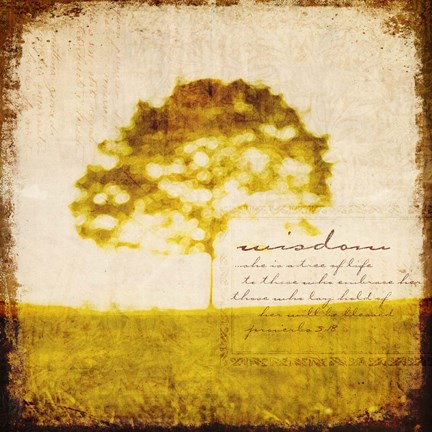 Framed Proverbs 3v18 Print