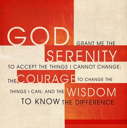 Framed Serenity Prayer Print