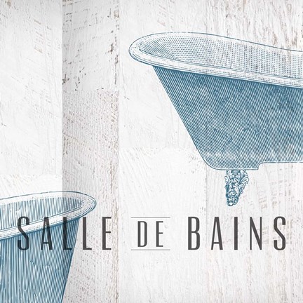 Framed Salle de Bains I Print