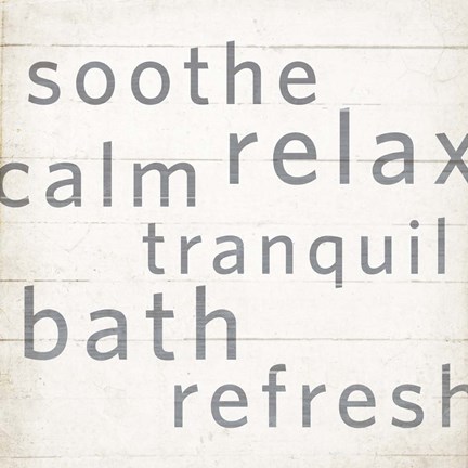 Framed Spa Retreat I Print