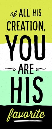 Framed His Favorite I Print