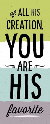 Framed His Favorite II Print