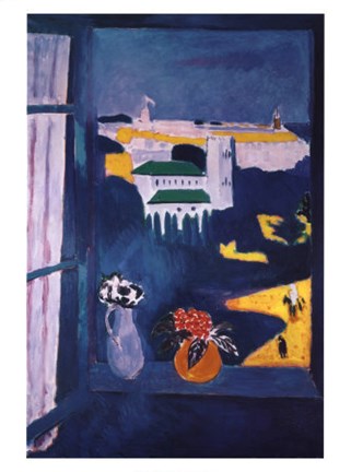 Framed Window at Tangiers Print