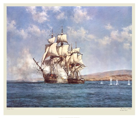 Framed Smoke of Battle Print