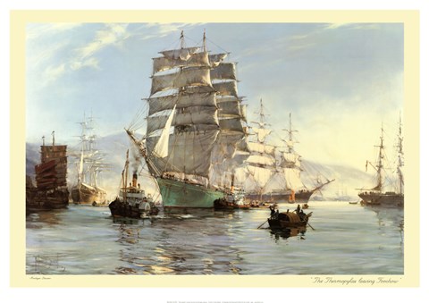 Framed Thermopylae Leaving Foochow Print