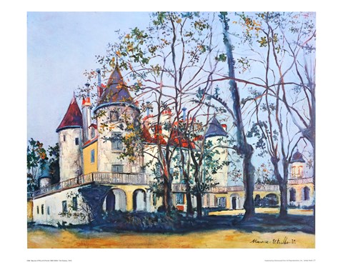 Framed Le Chateau Print