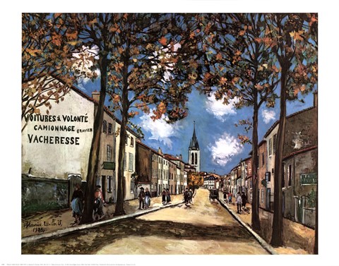 Framed St. Romaine Quarter Print