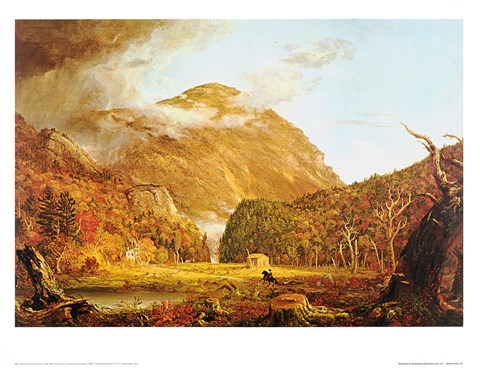 Framed Notch of the White Mountains Print