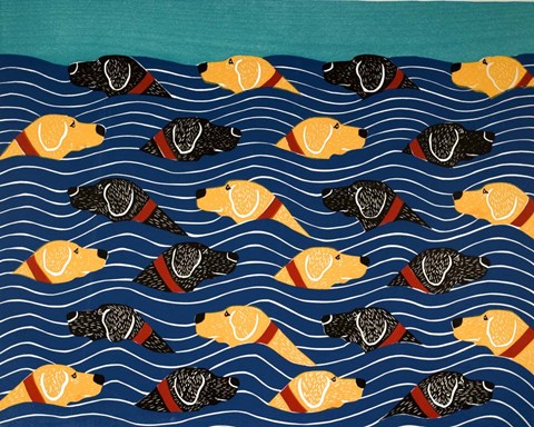 Framed Beach Cover Sheet Print