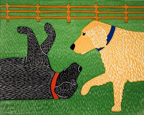 Framed Come on Sally Print