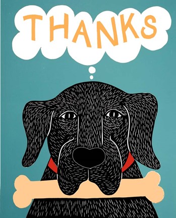 Framed Dogs Live Hand to Mouth Black Print