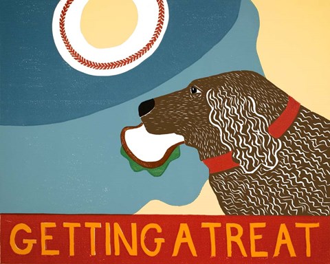 Framed Getting a Treat Print