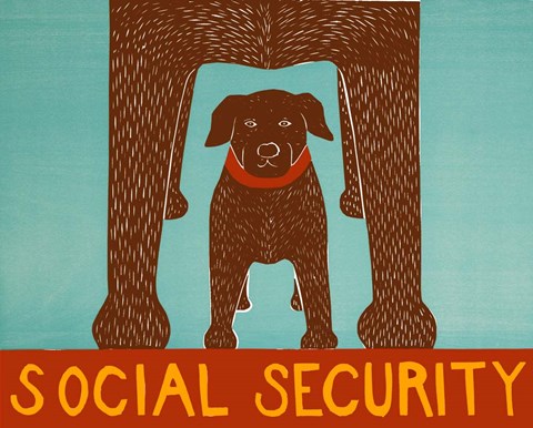 Framed Social Security Choc Print
