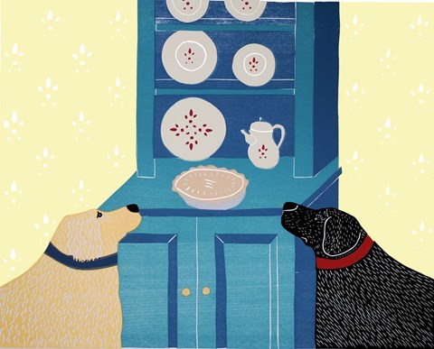 Framed We Are Lucky Dogs Print