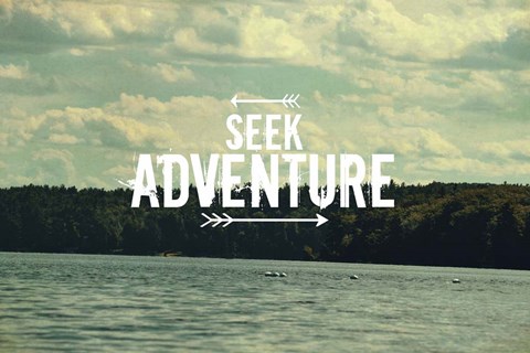 Framed Seek Adventure Print