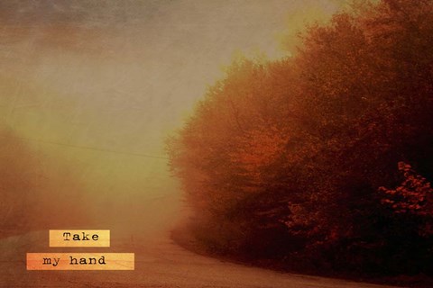 Framed Take My Hand Print