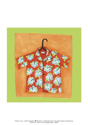 Framed Aloha Chic I Print