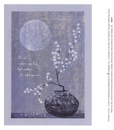 Framed What You See Print