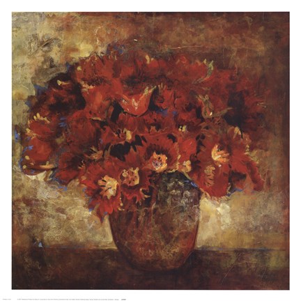 Framed Sunflowers I Print