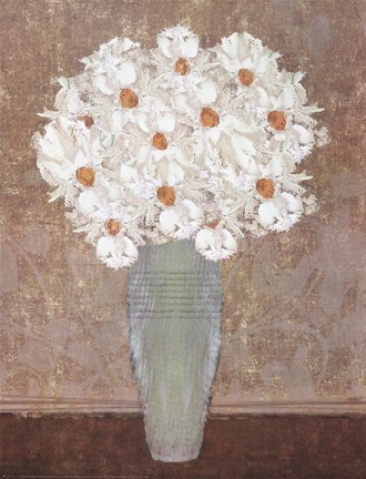 Framed Bouquet Of Daisies I Print