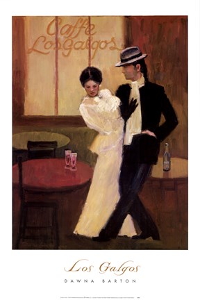 Framed Los Galgos Print