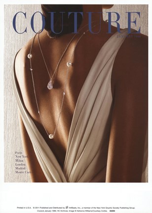 Framed Couture January 1960 Print