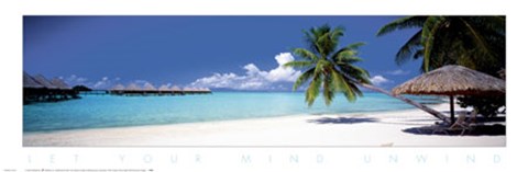 Framed Bora Bora, Tahiti Print