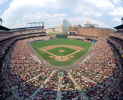Framed Camden Yards, Baltimore, MD Print