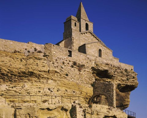 Framed Saint Sauveur Church, Fos-Sur-Mer, Bouches-Du-Rhone, France Print